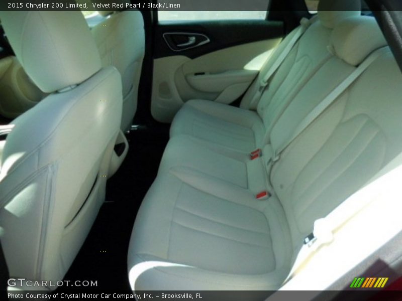 Velvet Red Pearl / Black/Linen 2015 Chrysler 200 Limited