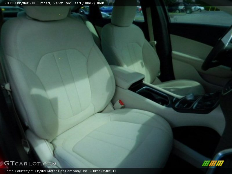 Velvet Red Pearl / Black/Linen 2015 Chrysler 200 Limited
