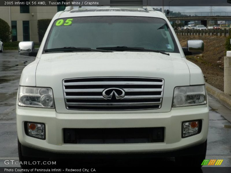 Tuscan Pearl White / Graphite 2005 Infiniti QX 56 4WD