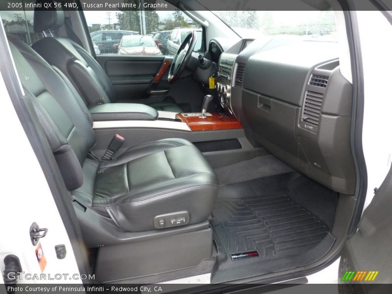 Tuscan Pearl White / Graphite 2005 Infiniti QX 56 4WD