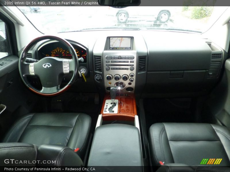 Tuscan Pearl White / Graphite 2005 Infiniti QX 56 4WD