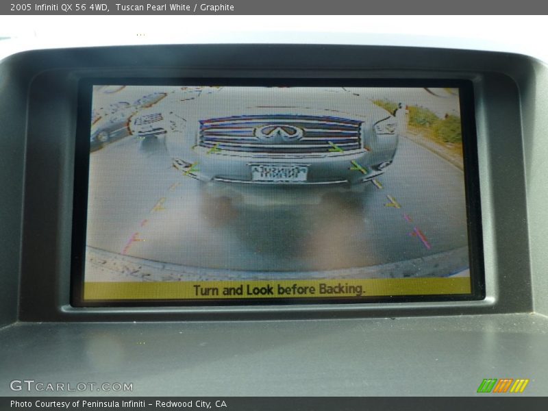 Tuscan Pearl White / Graphite 2005 Infiniti QX 56 4WD