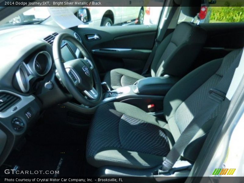 Bright Silver Metallic / Black 2014 Dodge Journey SXT