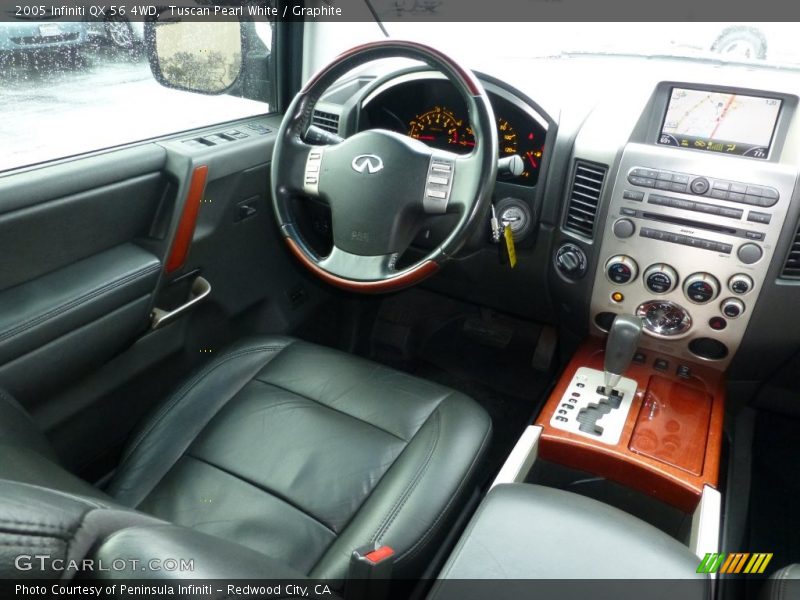 Tuscan Pearl White / Graphite 2005 Infiniti QX 56 4WD