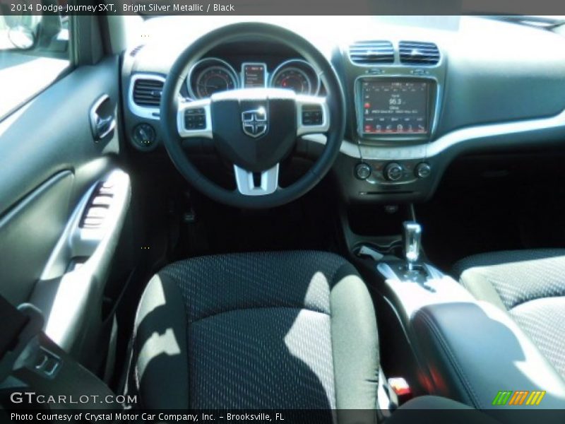 Bright Silver Metallic / Black 2014 Dodge Journey SXT