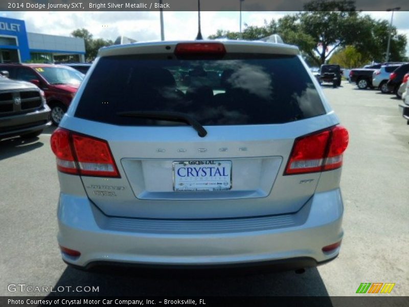 Bright Silver Metallic / Black 2014 Dodge Journey SXT
