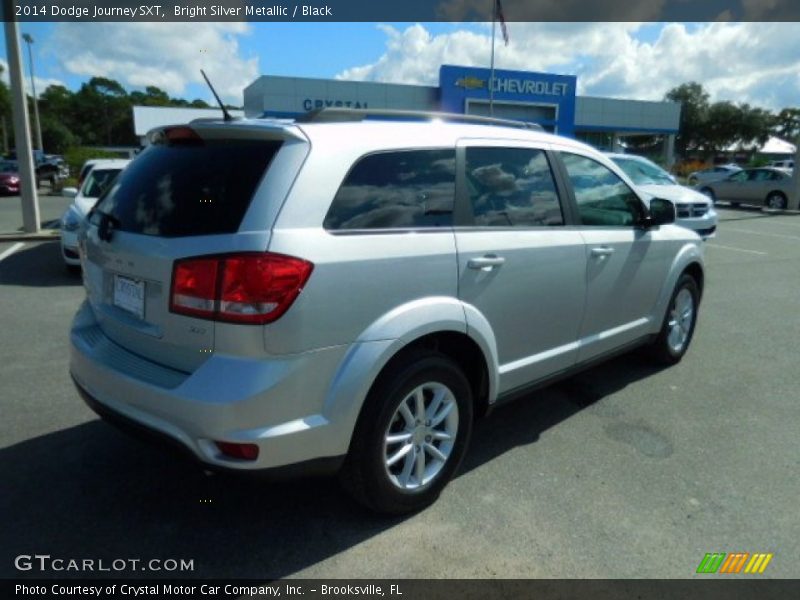 Bright Silver Metallic / Black 2014 Dodge Journey SXT