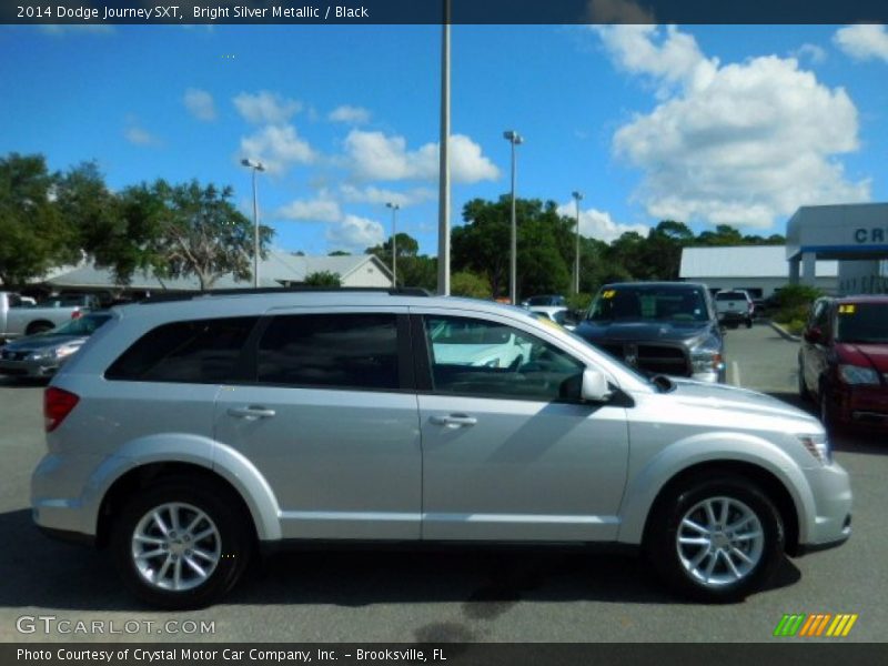 Bright Silver Metallic / Black 2014 Dodge Journey SXT