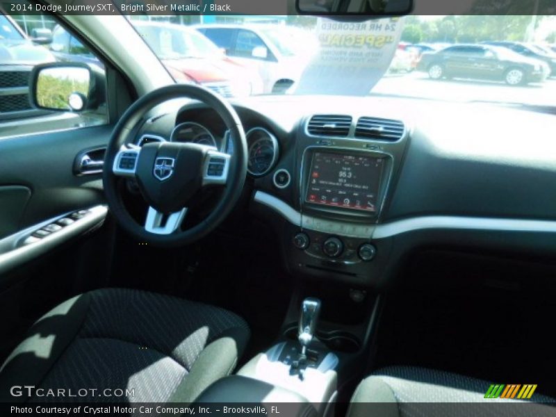Bright Silver Metallic / Black 2014 Dodge Journey SXT