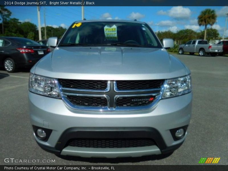 Bright Silver Metallic / Black 2014 Dodge Journey SXT