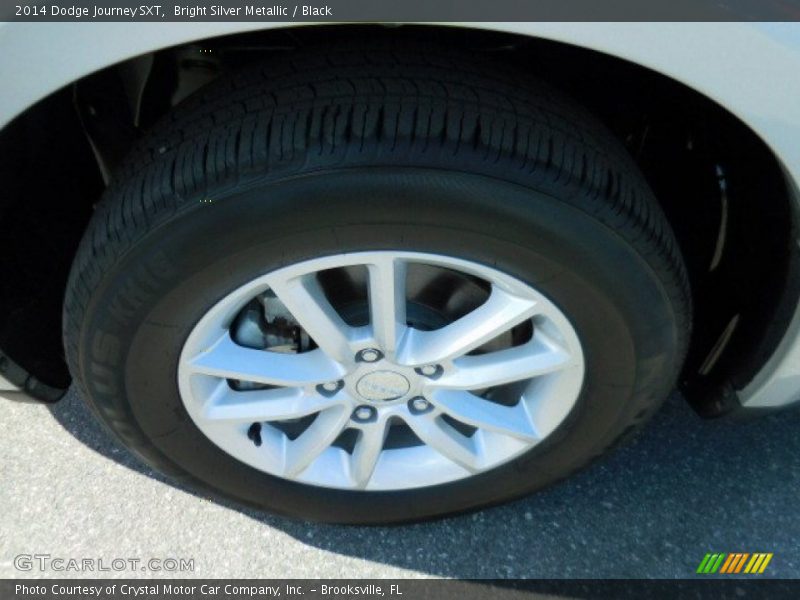 Bright Silver Metallic / Black 2014 Dodge Journey SXT