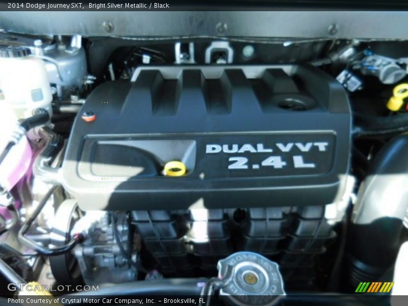 Bright Silver Metallic / Black 2014 Dodge Journey SXT