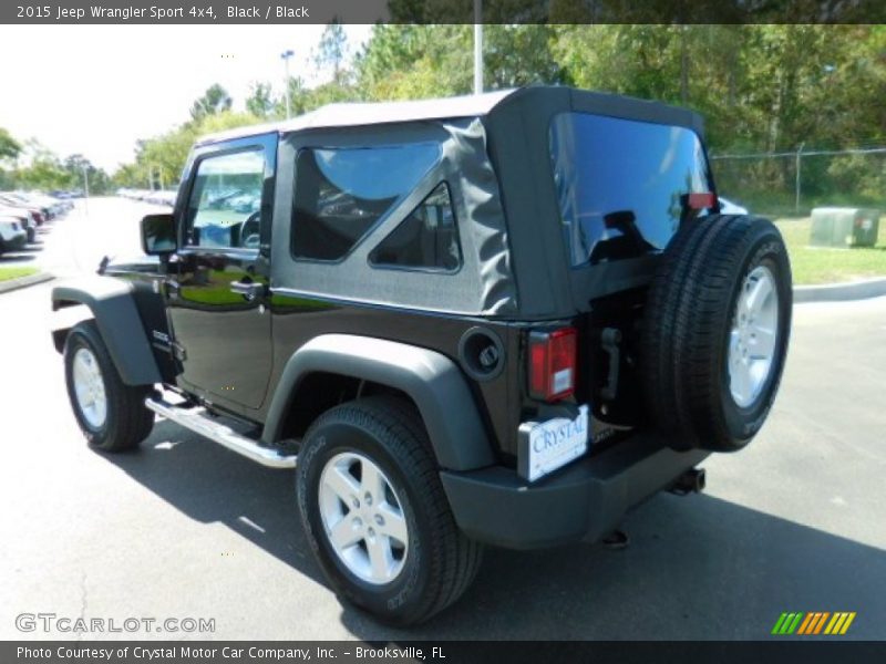 Black / Black 2015 Jeep Wrangler Sport 4x4
