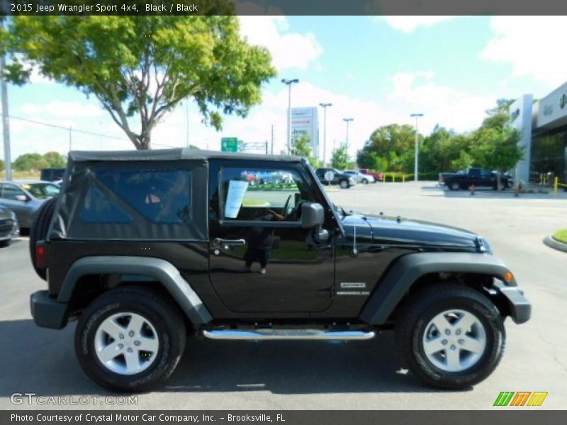 Black / Black 2015 Jeep Wrangler Sport 4x4