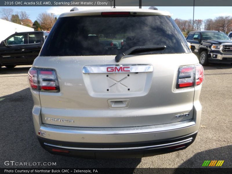 Sparkling Silver Metallic / Ebony 2016 GMC Acadia SLE AWD