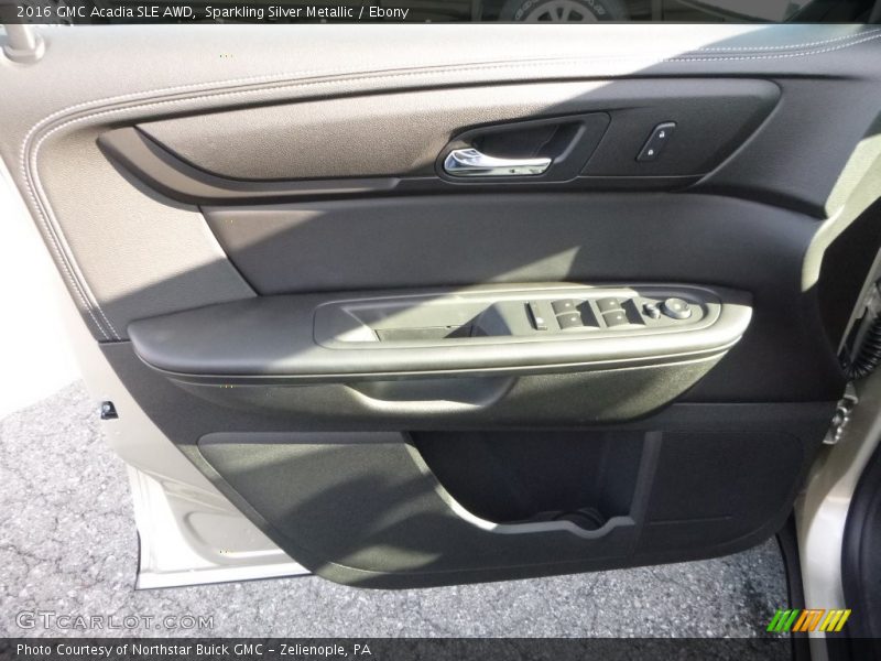 Sparkling Silver Metallic / Ebony 2016 GMC Acadia SLE AWD