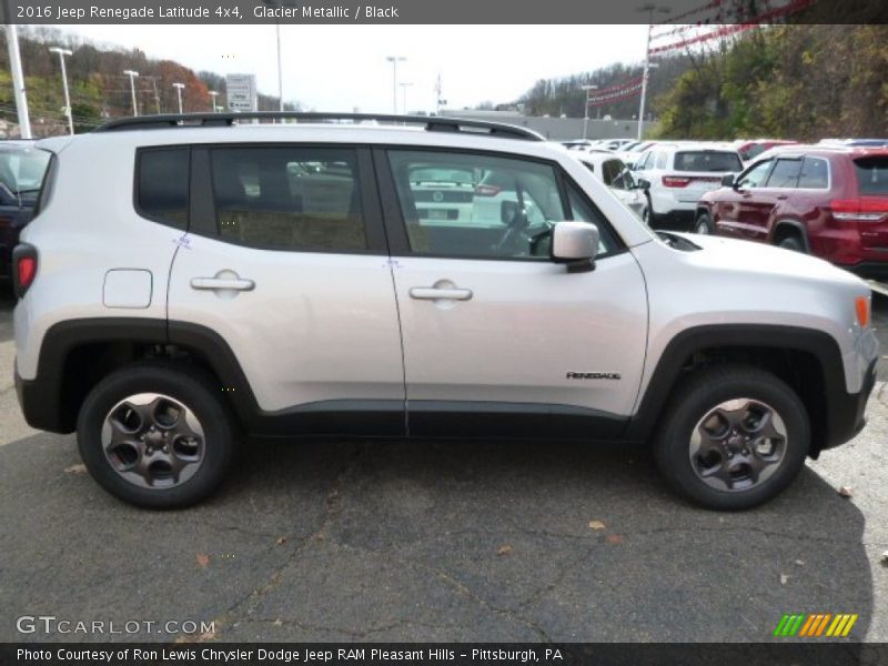 Glacier Metallic / Black 2016 Jeep Renegade Latitude 4x4