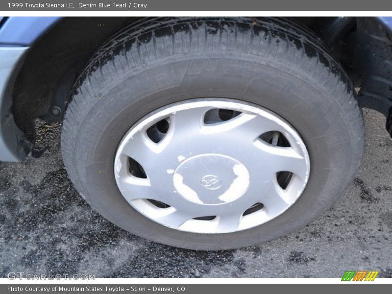 Denim Blue Pearl / Gray 1999 Toyota Sienna LE