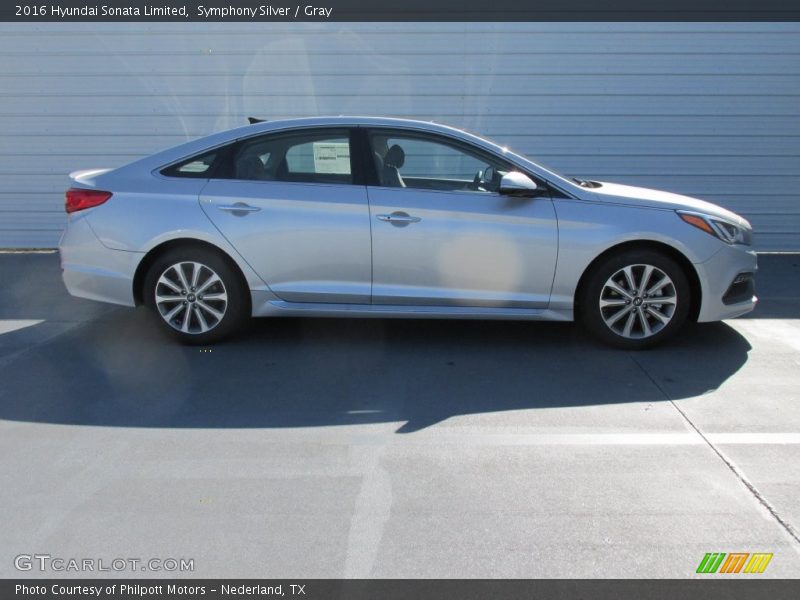 Symphony Silver / Gray 2016 Hyundai Sonata Limited