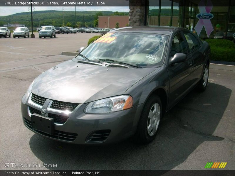 Graphite Metallic / Taupe 2005 Dodge Stratus SXT Sedan