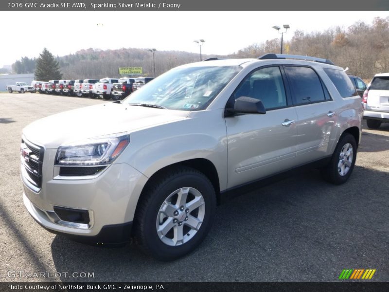 Sparkling Silver Metallic / Ebony 2016 GMC Acadia SLE AWD