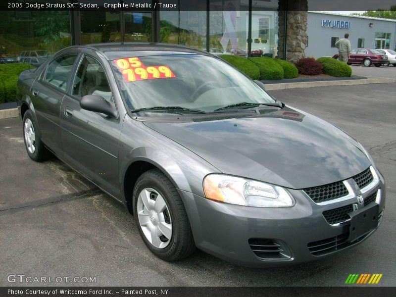Graphite Metallic / Taupe 2005 Dodge Stratus SXT Sedan