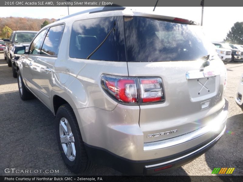 Sparkling Silver Metallic / Ebony 2016 GMC Acadia SLE AWD
