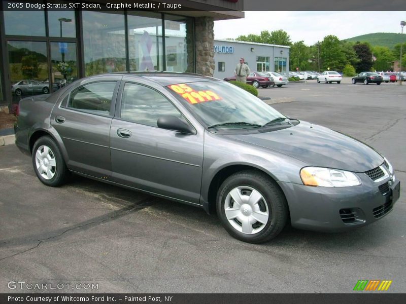 Graphite Metallic / Taupe 2005 Dodge Stratus SXT Sedan
