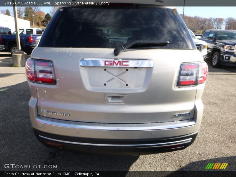 Sparkling Silver Metallic / Ebony 2016 GMC Acadia SLE AWD