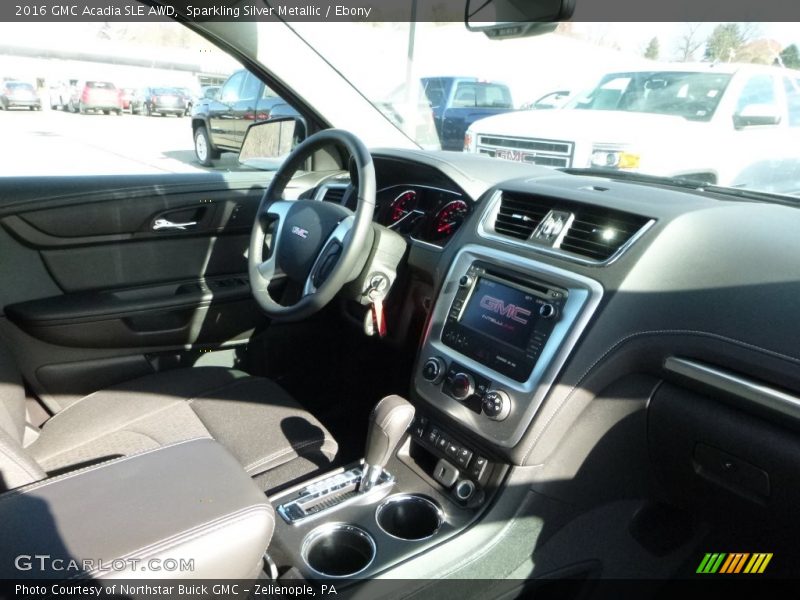 Sparkling Silver Metallic / Ebony 2016 GMC Acadia SLE AWD