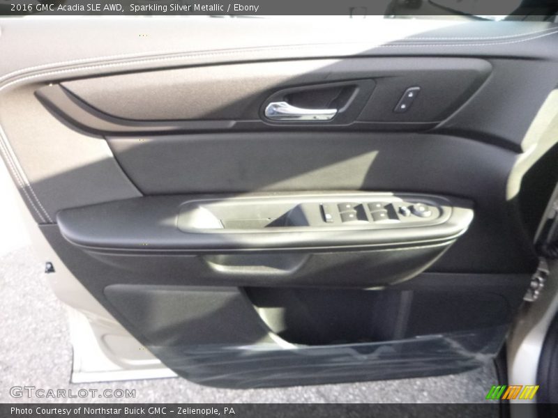 Sparkling Silver Metallic / Ebony 2016 GMC Acadia SLE AWD