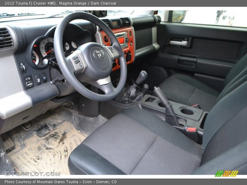 Magma Orange / Dark Charcoal 2013 Toyota FJ Cruiser 4WD