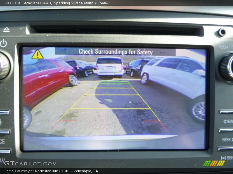 Sparkling Silver Metallic / Ebony 2016 GMC Acadia SLE AWD