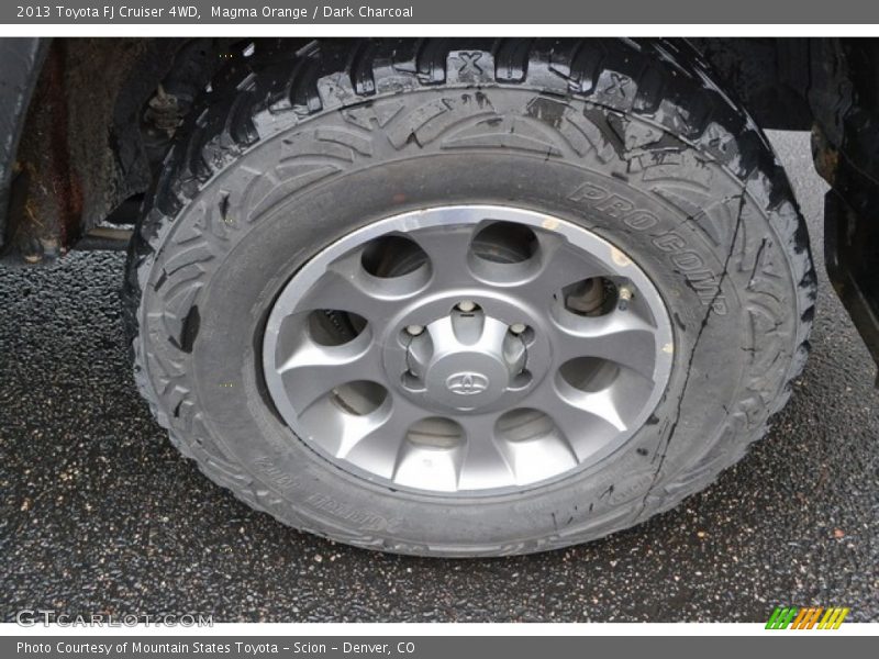 Magma Orange / Dark Charcoal 2013 Toyota FJ Cruiser 4WD