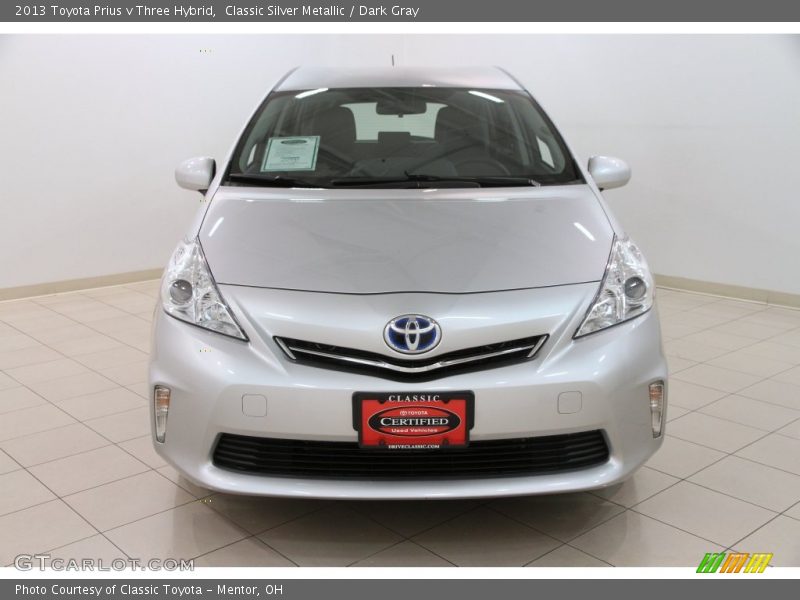 Classic Silver Metallic / Dark Gray 2013 Toyota Prius v Three Hybrid
