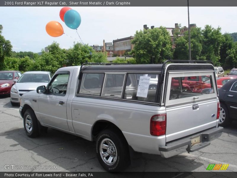 Silver Frost Metallic / Dark Graphite 2001 Ford Ranger XLT Regular Cab