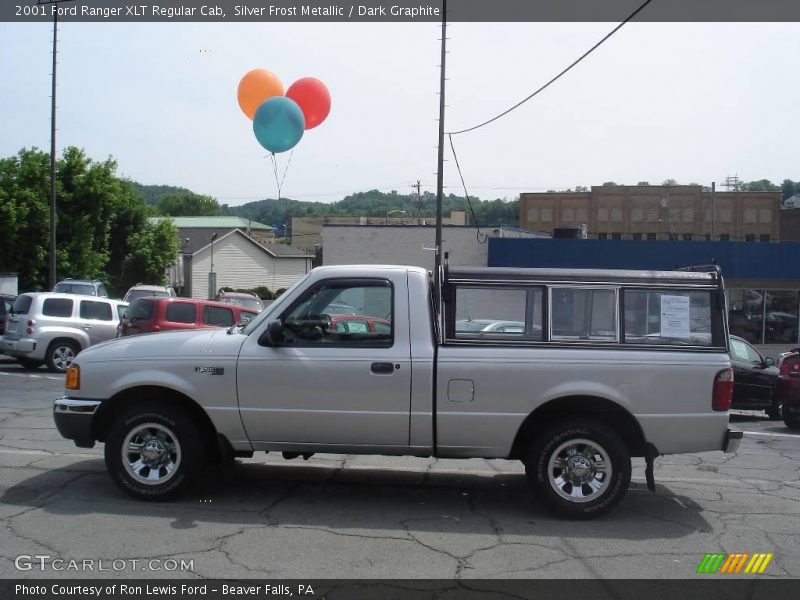 Silver Frost Metallic / Dark Graphite 2001 Ford Ranger XLT Regular Cab