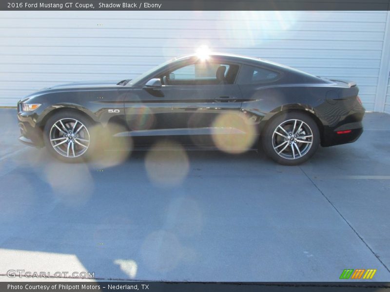Shadow Black / Ebony 2016 Ford Mustang GT Coupe