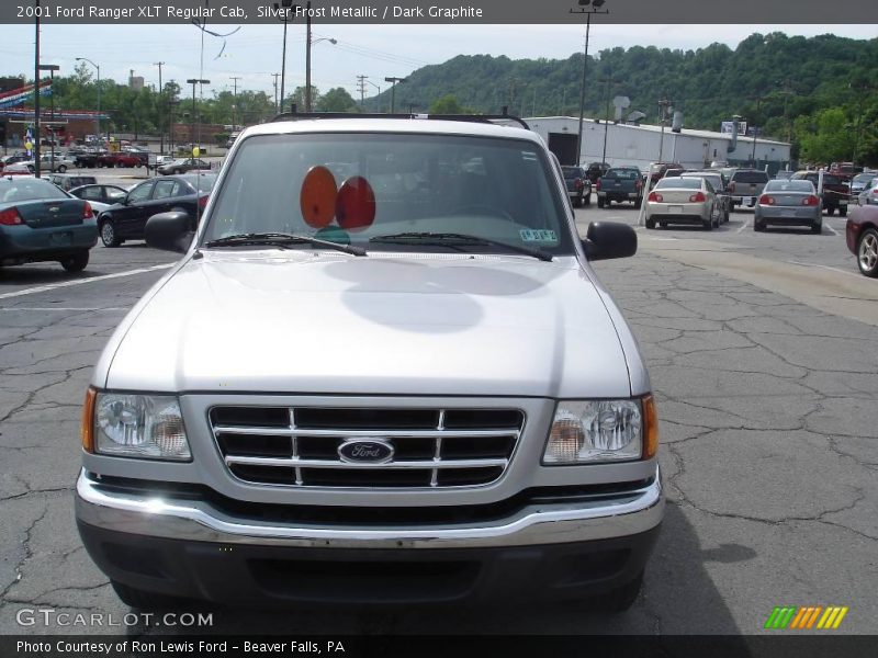 Silver Frost Metallic / Dark Graphite 2001 Ford Ranger XLT Regular Cab