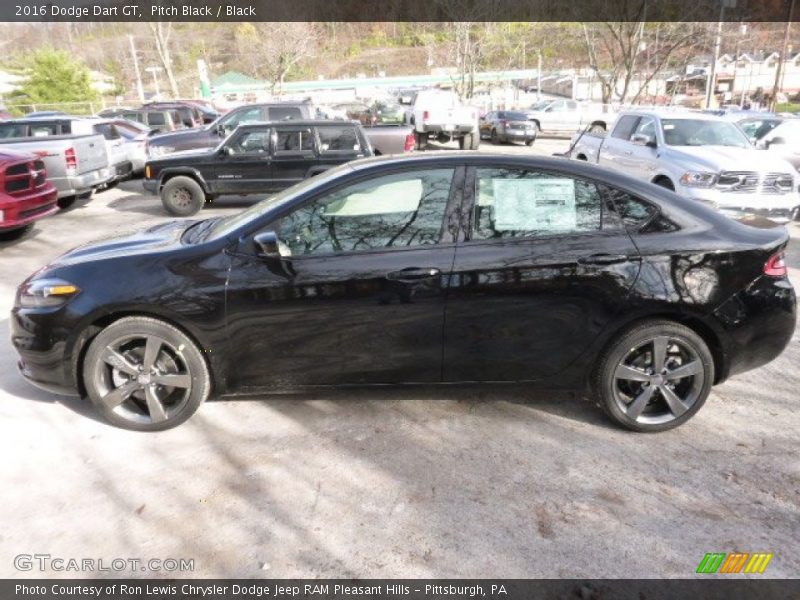 Pitch Black / Black 2016 Dodge Dart GT