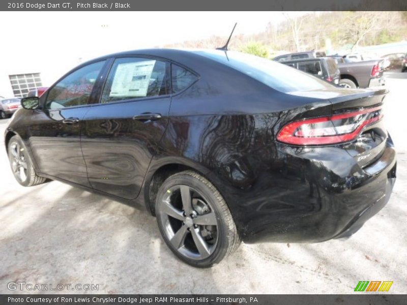 Pitch Black / Black 2016 Dodge Dart GT