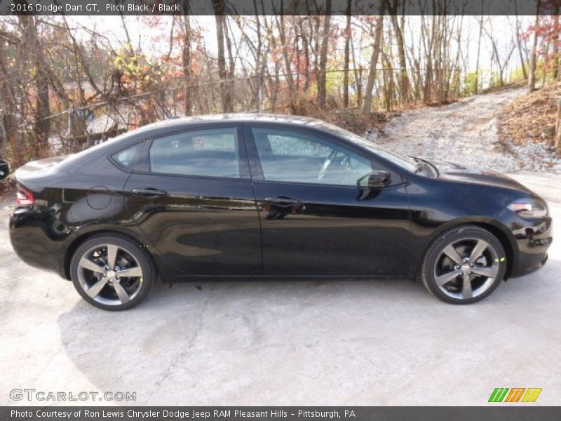 Pitch Black / Black 2016 Dodge Dart GT