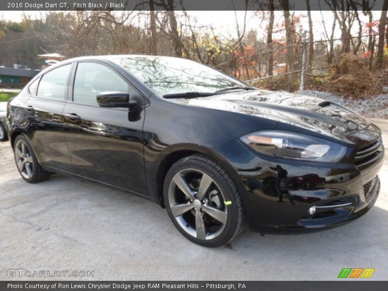Pitch Black / Black 2016 Dodge Dart GT