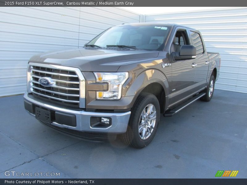 Caribou Metallic / Medium Earth Gray 2015 Ford F150 XLT SuperCrew