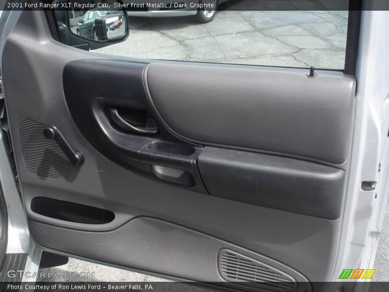 Silver Frost Metallic / Dark Graphite 2001 Ford Ranger XLT Regular Cab