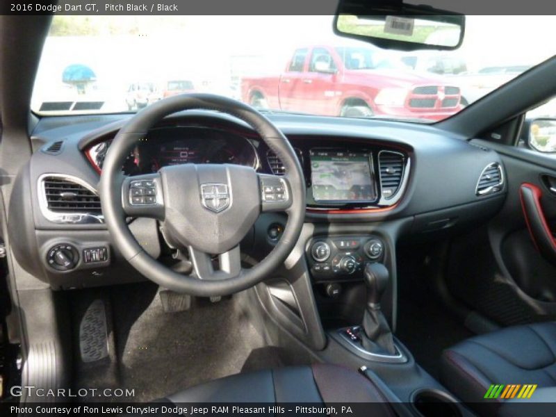 Pitch Black / Black 2016 Dodge Dart GT