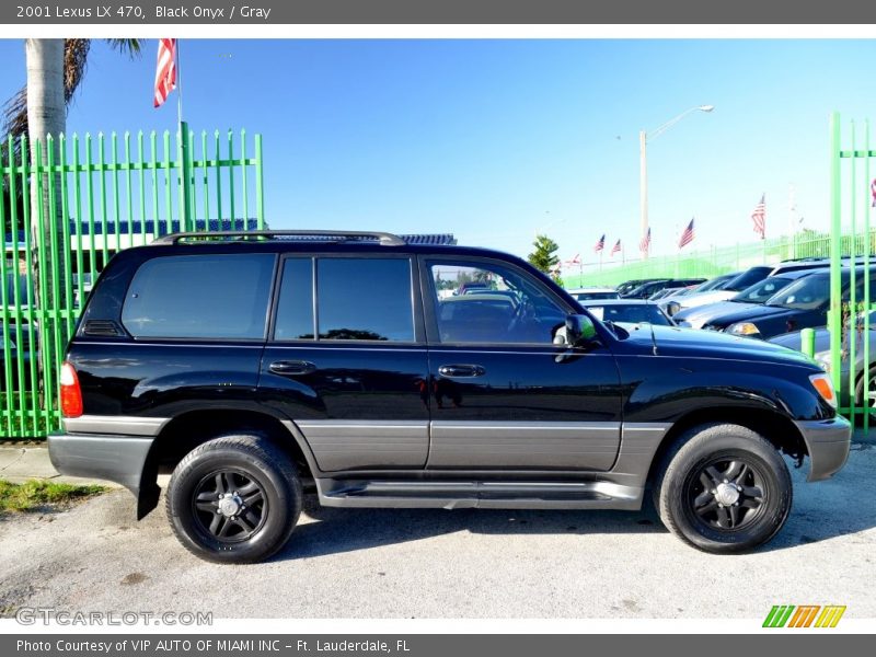 Black Onyx / Gray 2001 Lexus LX 470