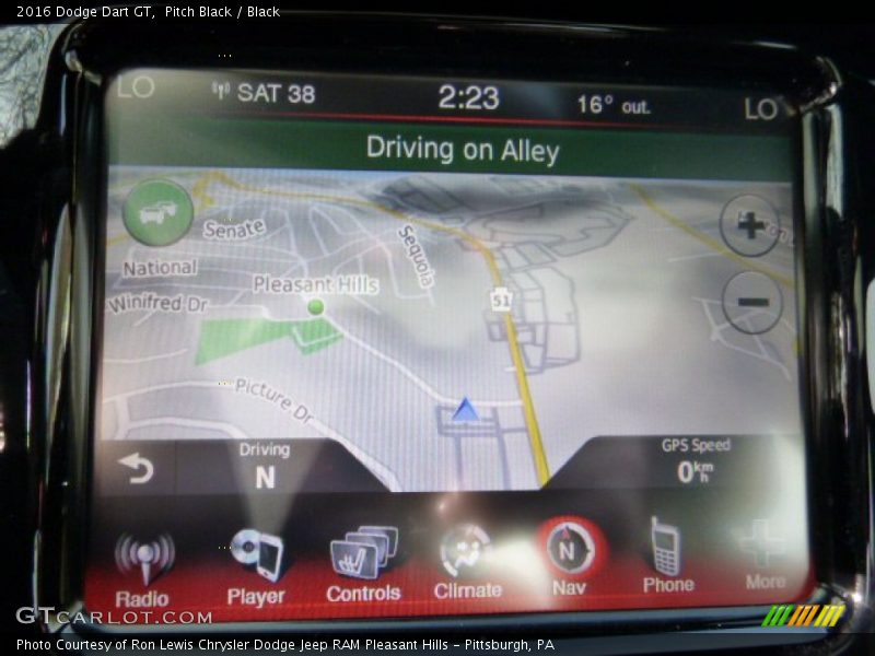 Pitch Black / Black 2016 Dodge Dart GT