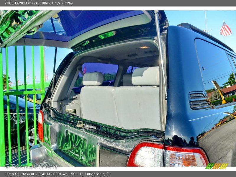Black Onyx / Gray 2001 Lexus LX 470