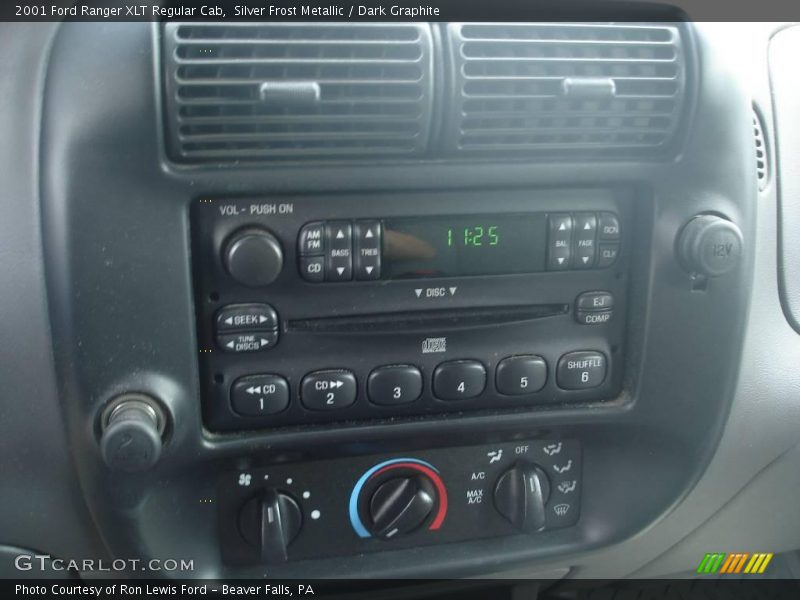 Silver Frost Metallic / Dark Graphite 2001 Ford Ranger XLT Regular Cab